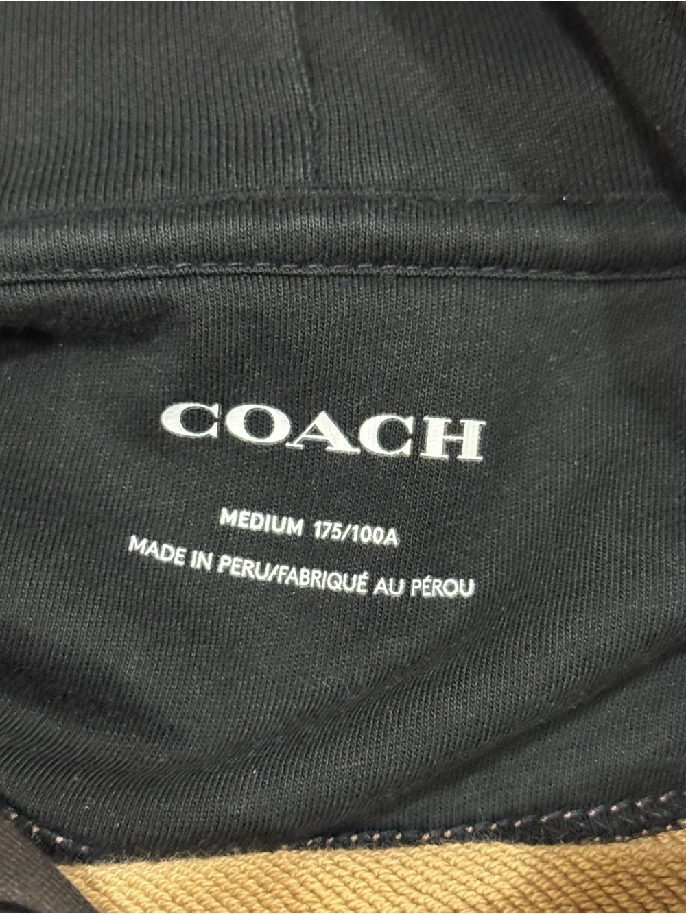 Coach Signature Hoodie Size Medium